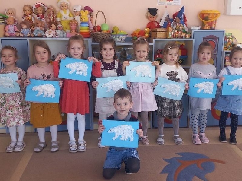 Воспитанники детского сада &quot;Светлячок&quot; отметили Международный день полярного медведя.