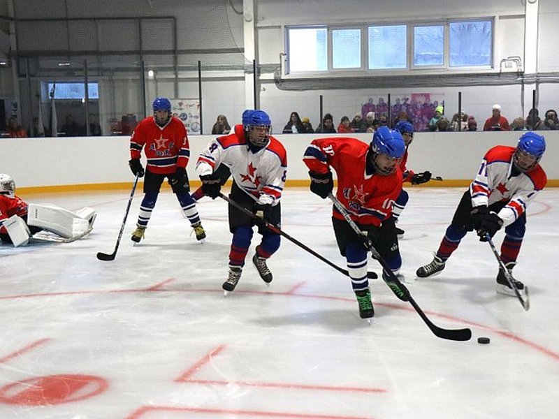 Новая ледовая арена открылась хоккейным матчем молодежной сборной Светлого.