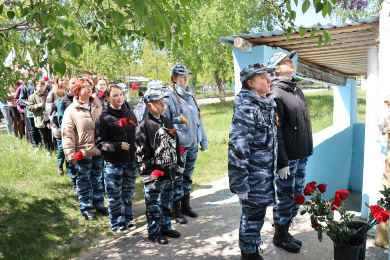 Накануне Дня Победы почтили память ветерана войны Павла Трошина.